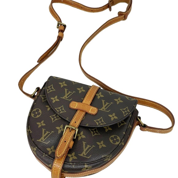 Authentic✅ Louis Vuitton PM Shoulder Bag Monogram Brown Half Moon Crossbody - Picture 15 of 16
